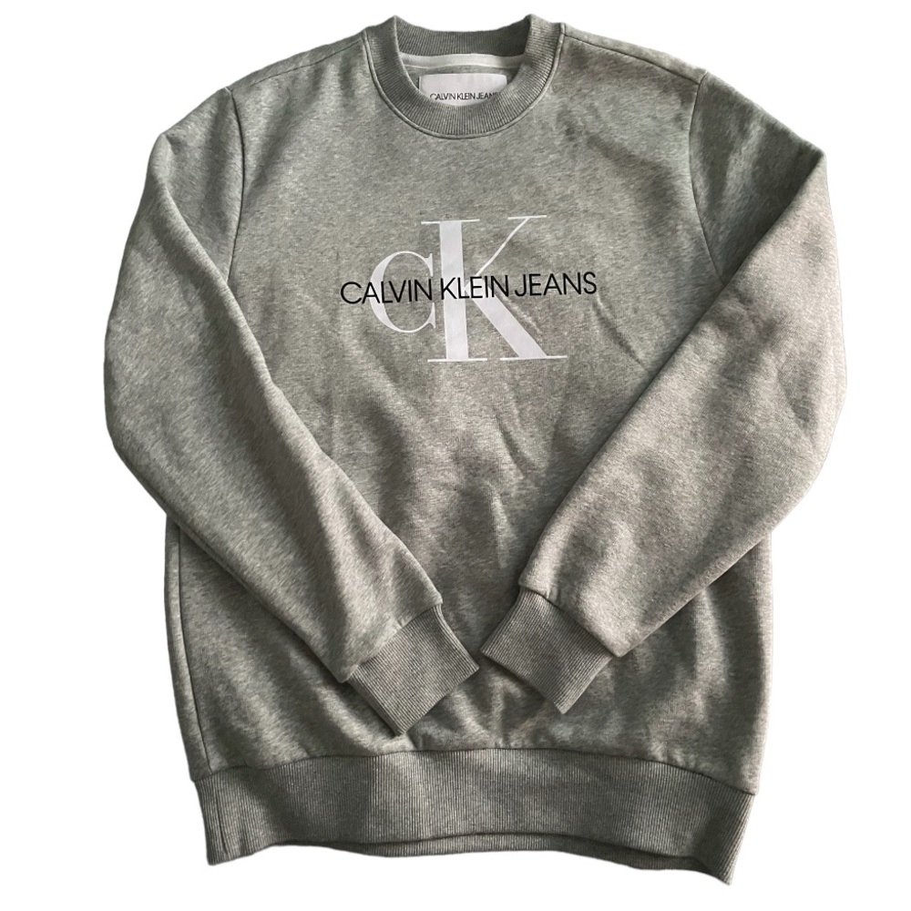 Calvin Klein Gray Crewneck Sweater